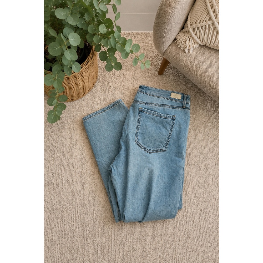 Sofia Jeans by Sofia Vergara Boyfriend Jeans Sz 18 Distressed Cropped High Rise